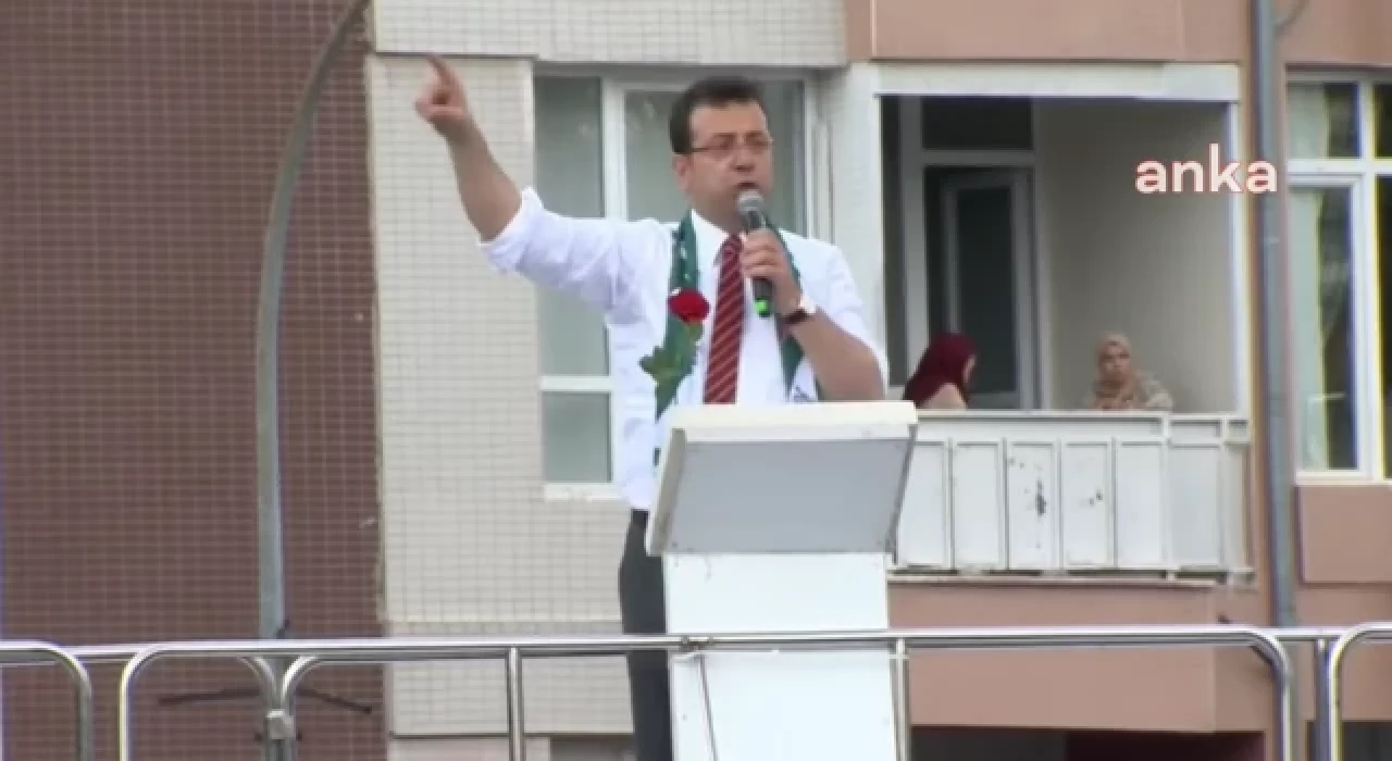 İmamoğlu: Bana taş atılmadı, millete taş atıldı, demokrasiye atıldı!
