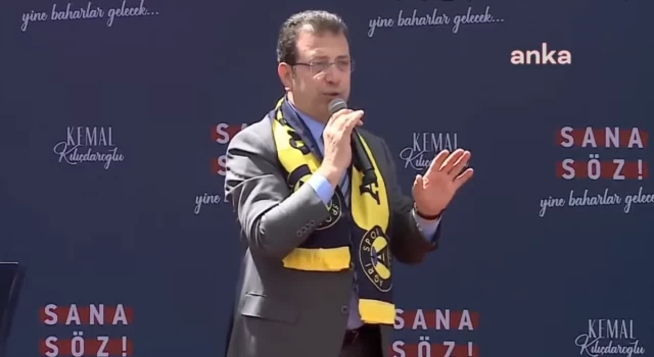 İmamoğlu: Çocuklarımızın, gençlerimizin hakkını alacağı dönem geliyor