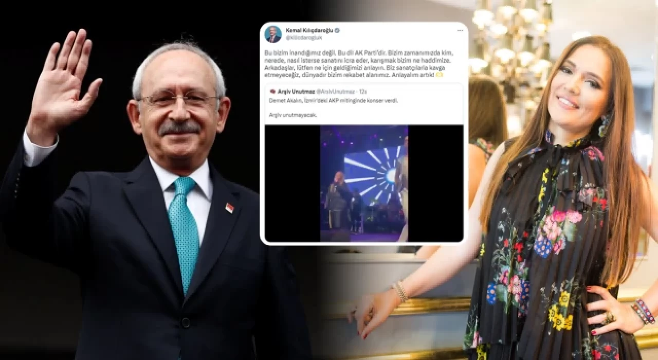 Kılıçdaroğlu'ndan Demet Akalın paylaşımı