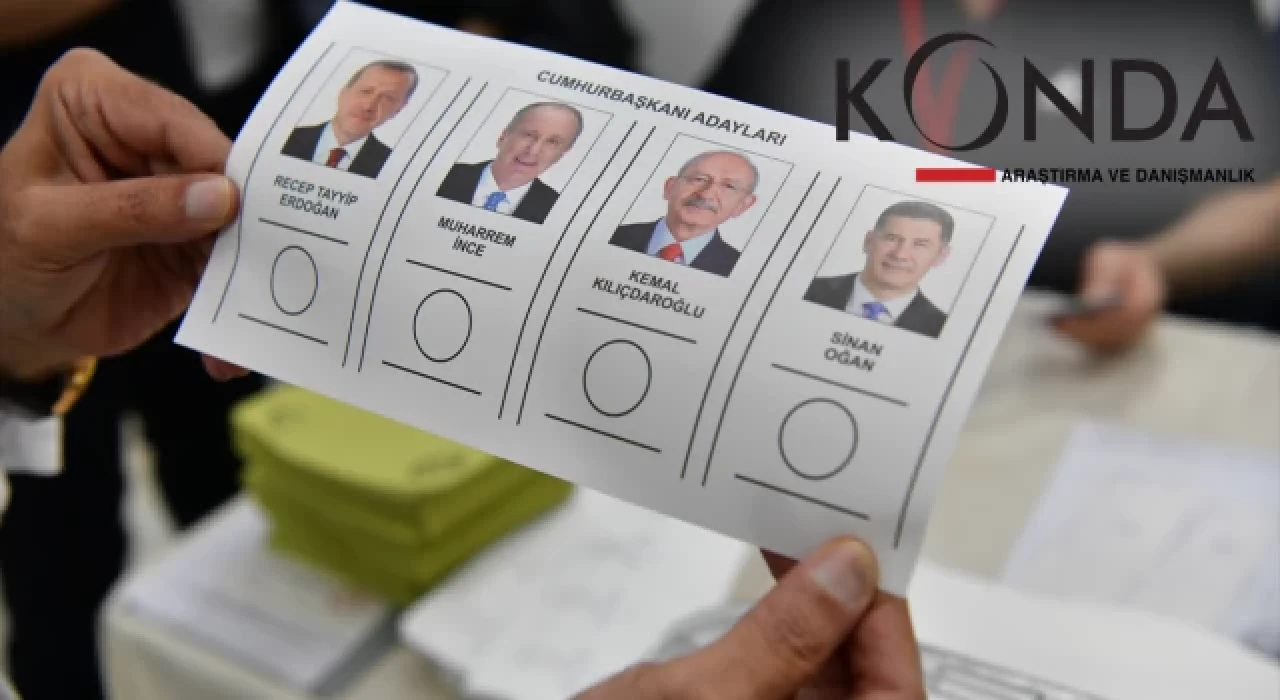 KONDA: Kılıçdaroğlu yüzde 49.3, Erdoğan yüzde 44'ün altında