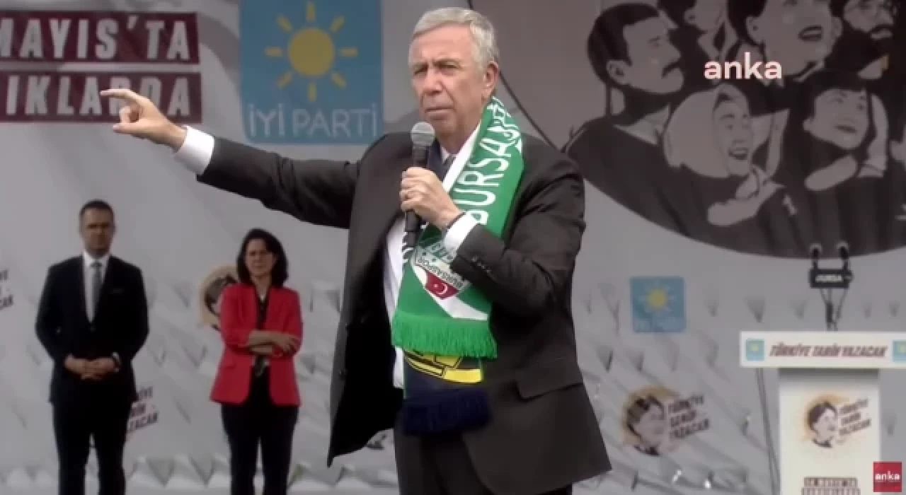 Mansur Yavaş: 10 parmaklarında 10 çamur, sağa sola sürüyorlar