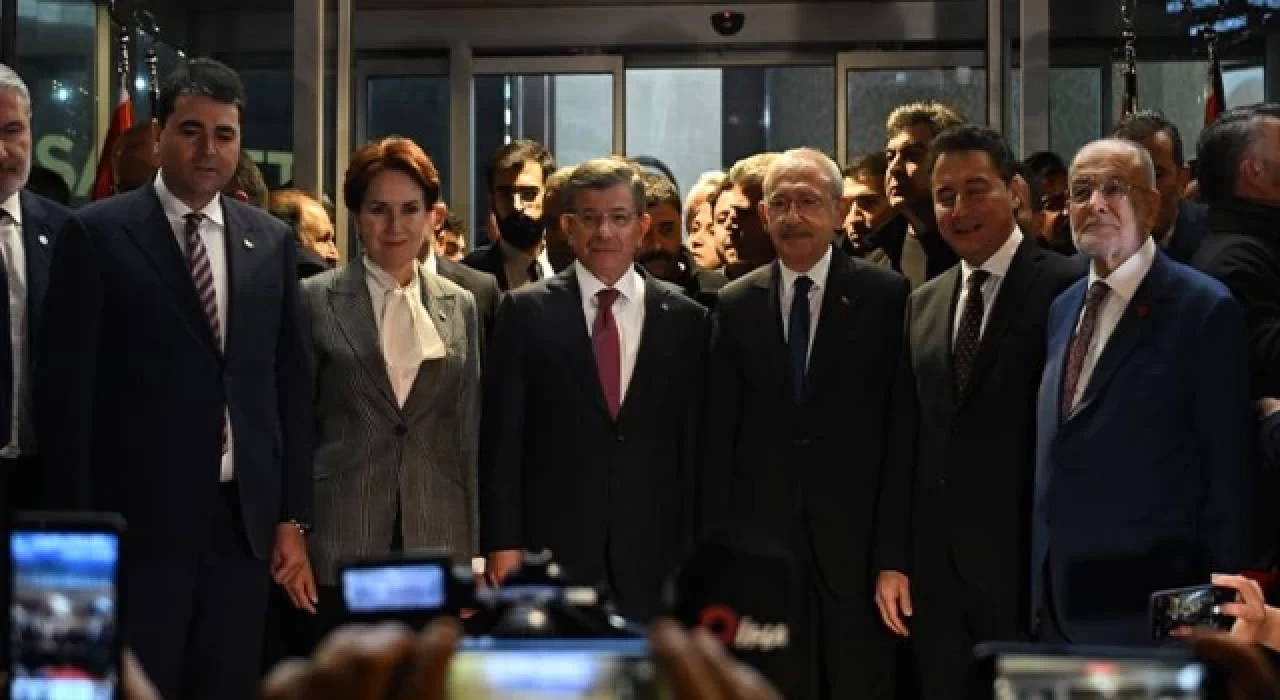 Millet İttifakı liderleri CHP Genel Merkezi'nde bir araya geldi