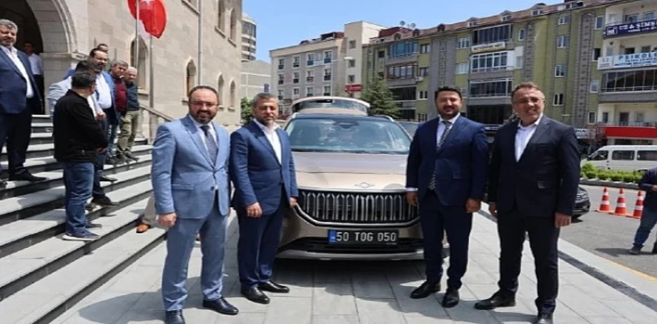 Türkiye’nin yerli otomobili Togg, Nevşehir Belediyesinde makam aracı olarak kullanılmaya başlandı