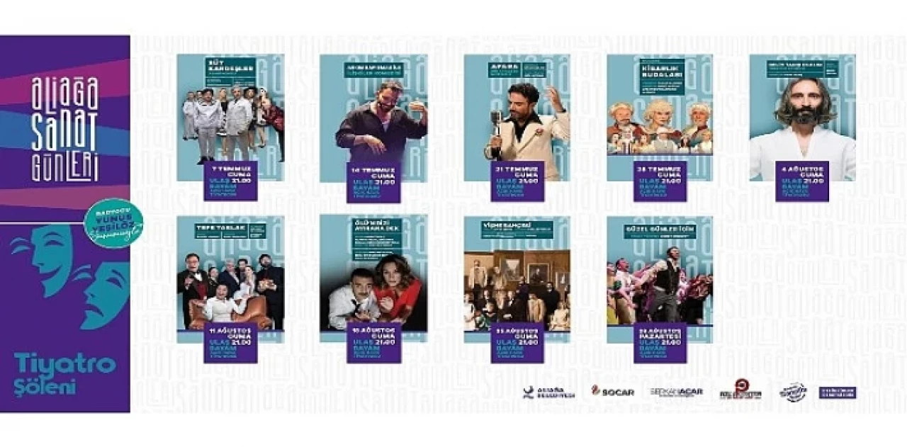 Aliağa Sanat Günleri’nde Büyükten Küçüğe Tiyatro ve Sinema Şöleni Başlıyor