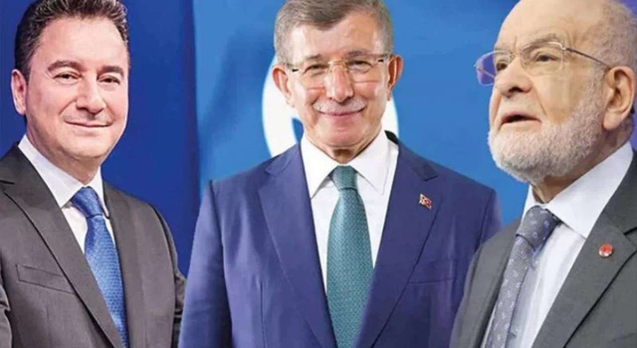 Babacan, Davutoğlu ve Karamollaoğlu TBMM'de ortak grup kurmak için buluştu