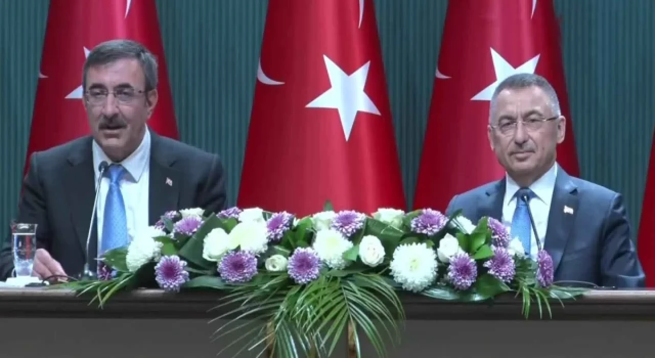 Cevdet Yılmaz, görevi Fuat Oktay'dan devraldı