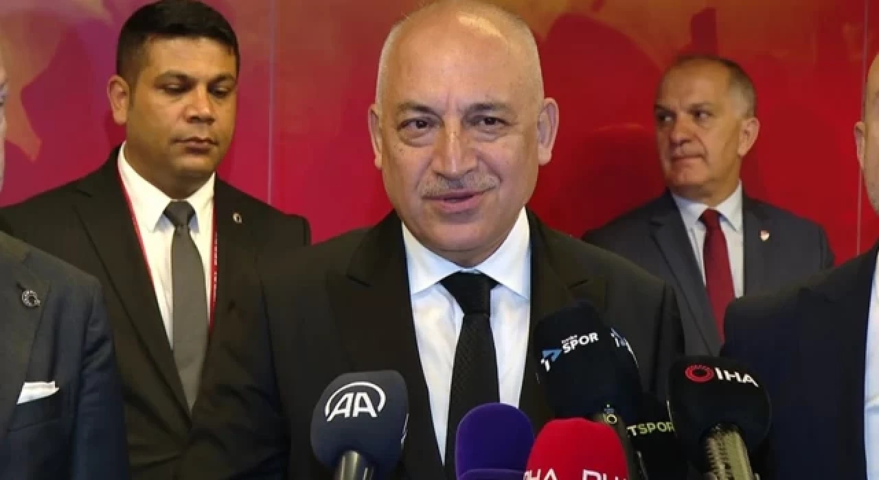 TFF Başkanı Büyükekşi: Galatasaray'ın önümüzde sezon UEFA Şampiyonlar Ligi'ne katılması en büyük dileğimiz
