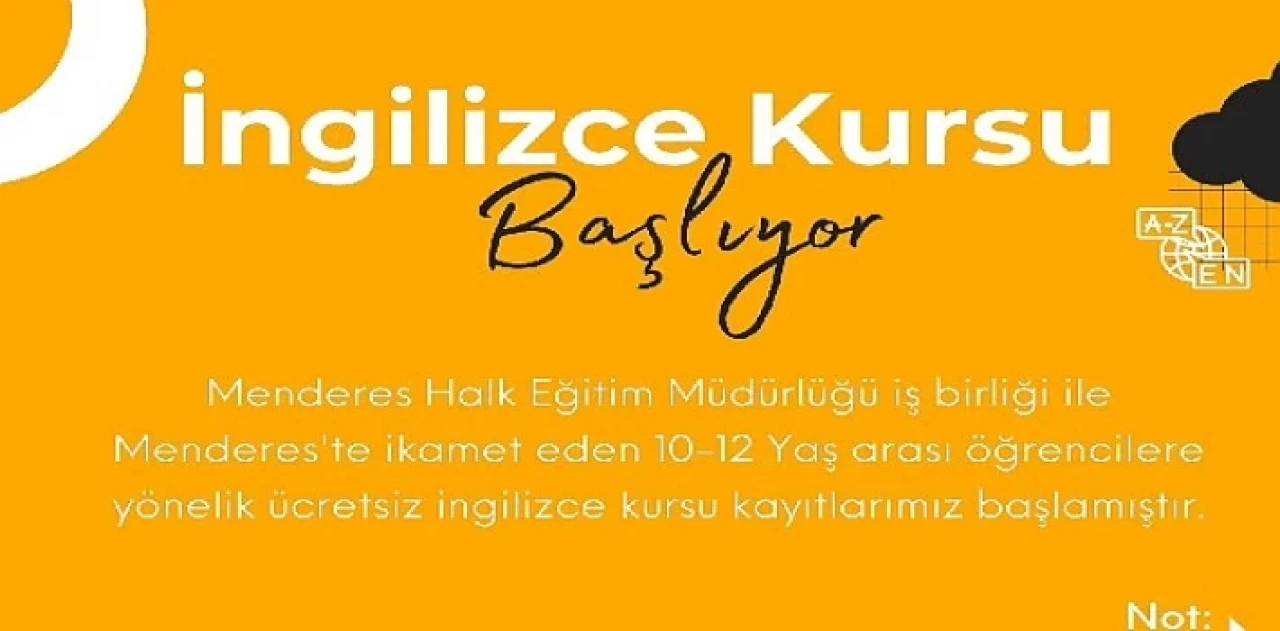 Menderes’te '’Do You Speak English’’ Zamanı