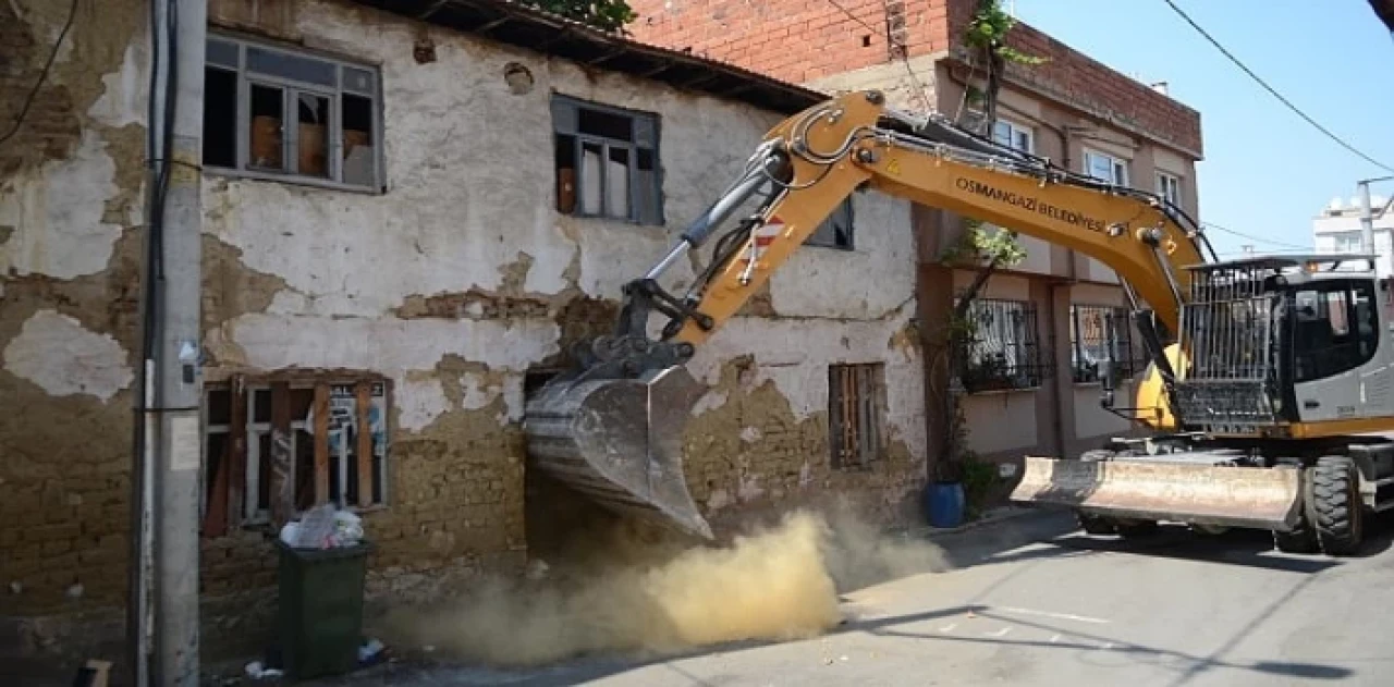 Osmangazi’den huzur veren yıkım