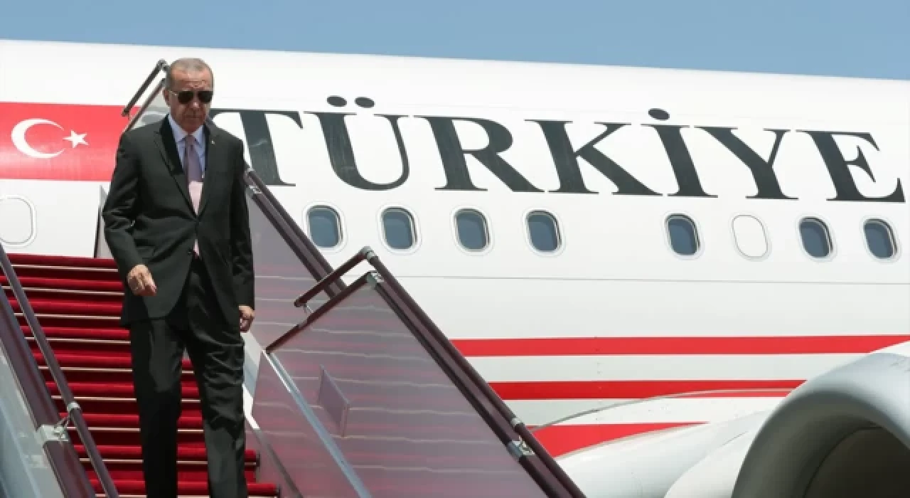 Cumhurbaşkanı Erdoğan, Nahçıvan'a gitti