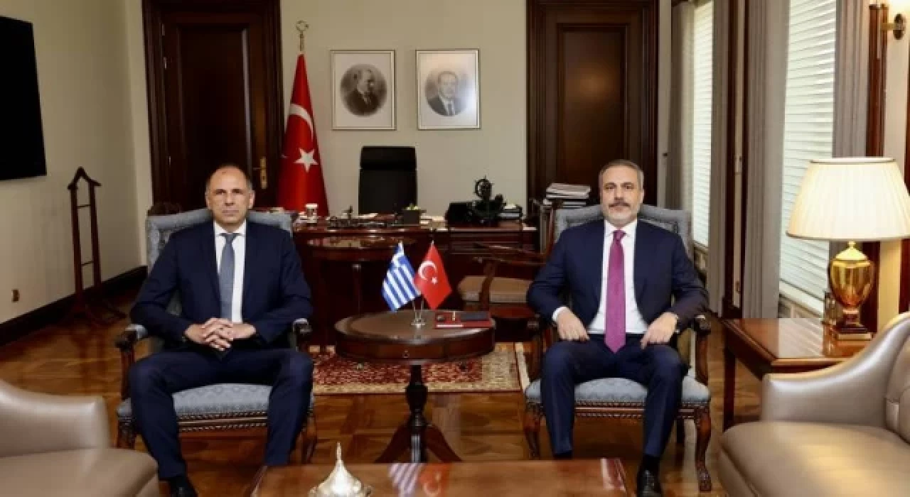 Dışişleri Bakanı Hakan Fidan, Yunanistan Dışişleri Bakanı Yorgos Yerapetritis ile görüştü