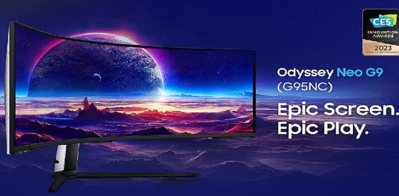 Samsung Electronics Dual UHD Oyun Monitörünü Tanıttı: Odyssey Neo G9 57