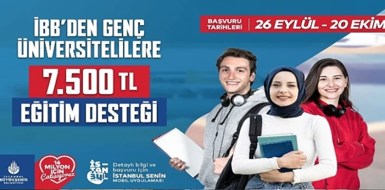 'Genç Üniversiteli Desteği’ 7 Bin 500 TL’ye yükseldi