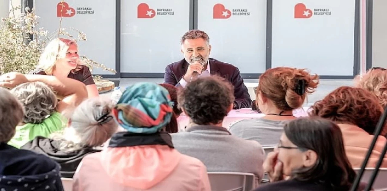 Başkan Sandal kadın kursiyerlerle buluştu