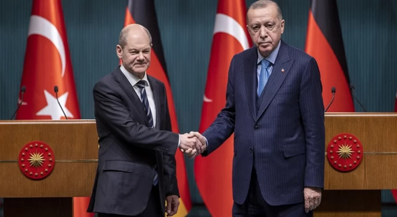 Cumhurbaşkanı Erdoğan, Almanya Başbakanı Scholz ile telefonda görüştü