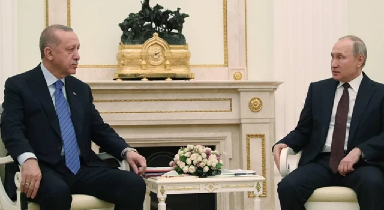 Cumhurbaşkanı Erdoğan, Putin ile Filistin'i görüştü