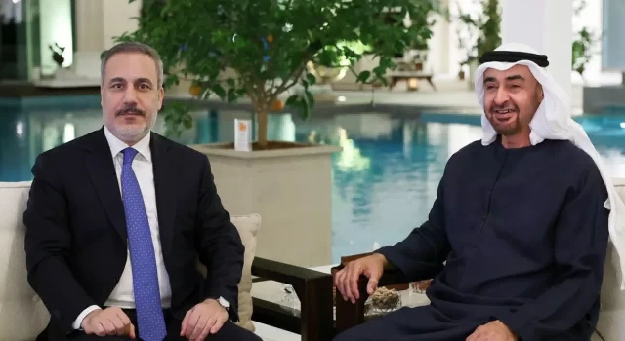Dışişleri Bakanı Fidan, BAE Devlet Başkanı Al Nehyan ile görüştü