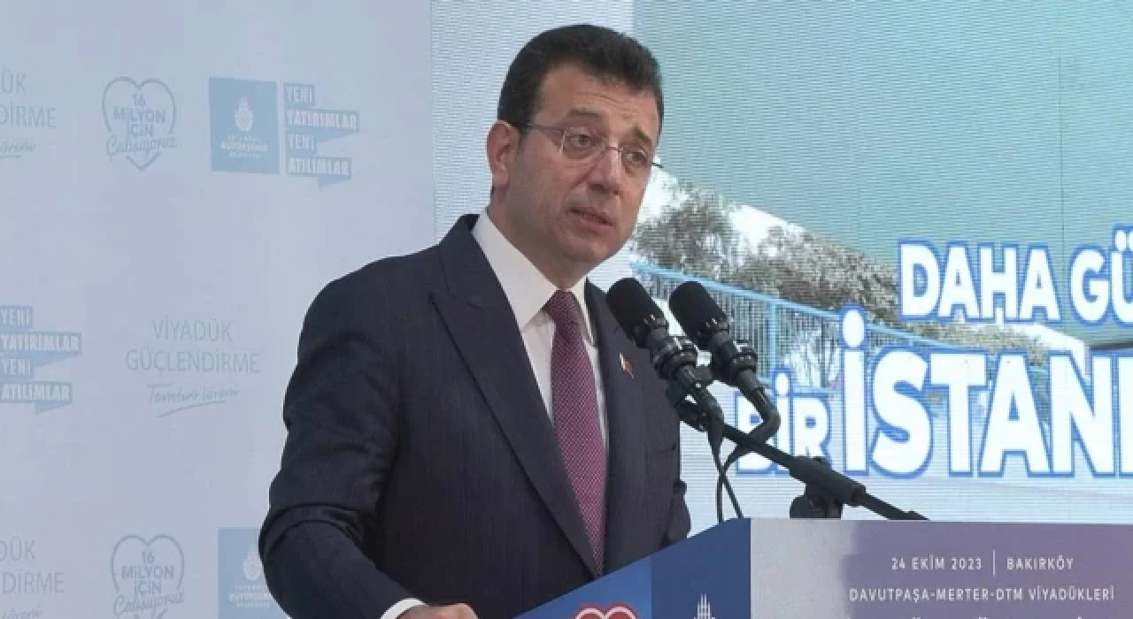 İmamoğlu: Deprem konusunda İstanbul'un kanuna bile ihtiyacı var