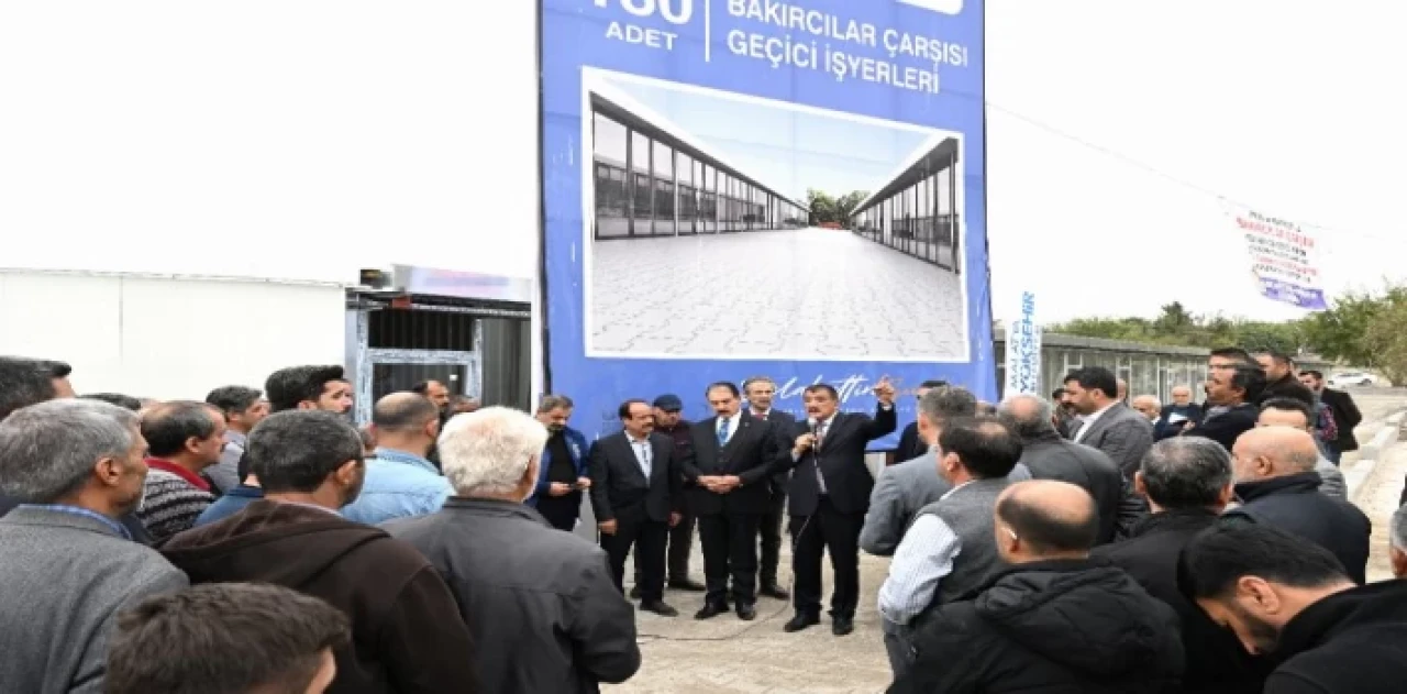 Malatya Bakırcılar Çarşısı’nda 18 iş yeri kurayla sahiplerini buldu