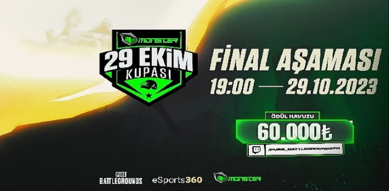 Monster Notebook ve PUBG: BATTLEGROUNDS ile 'Monster 29 Ekim Kupası’ heyecanı başlıyor!