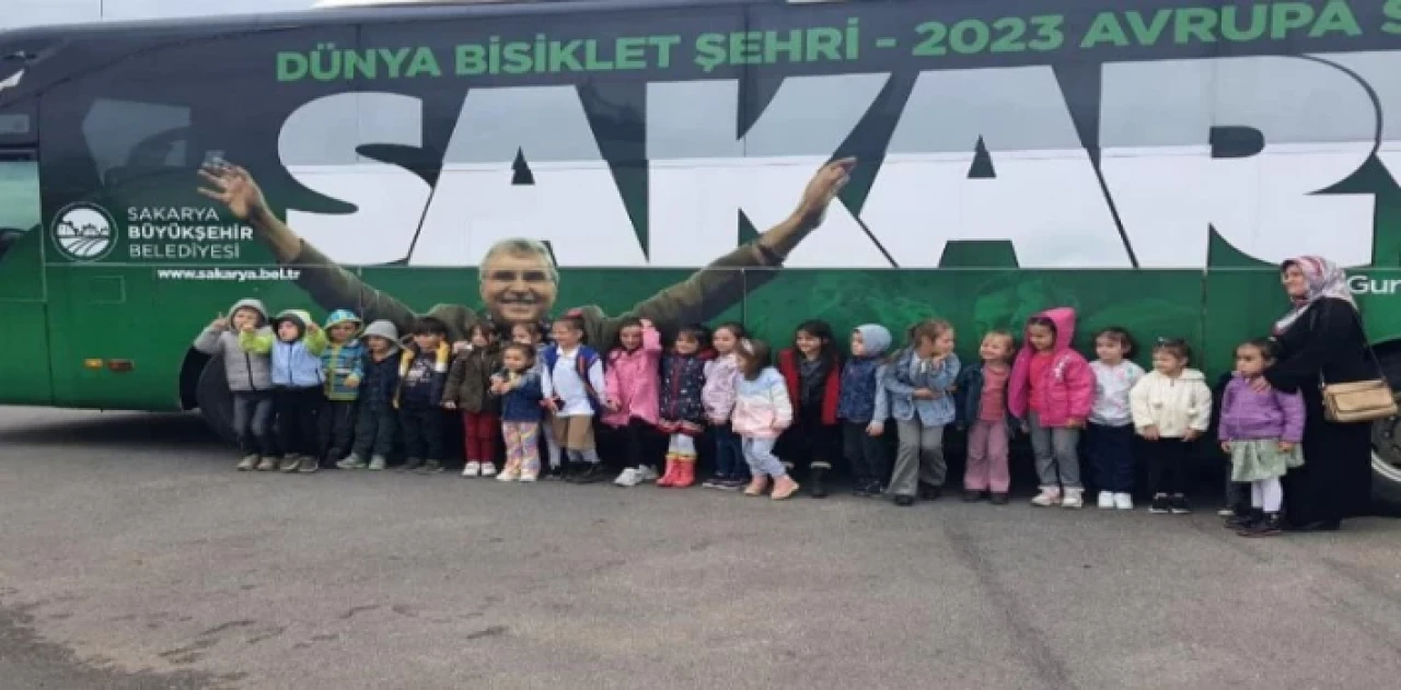 Sakarya’nın gezi programı minikleri mest etti