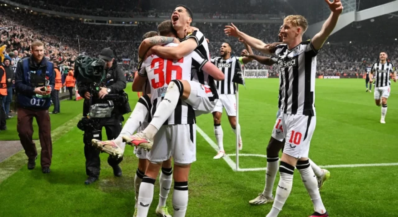 UEFA Şampiyonlar Ligi'nde gecenin sürprizini Newcastle United yaptı