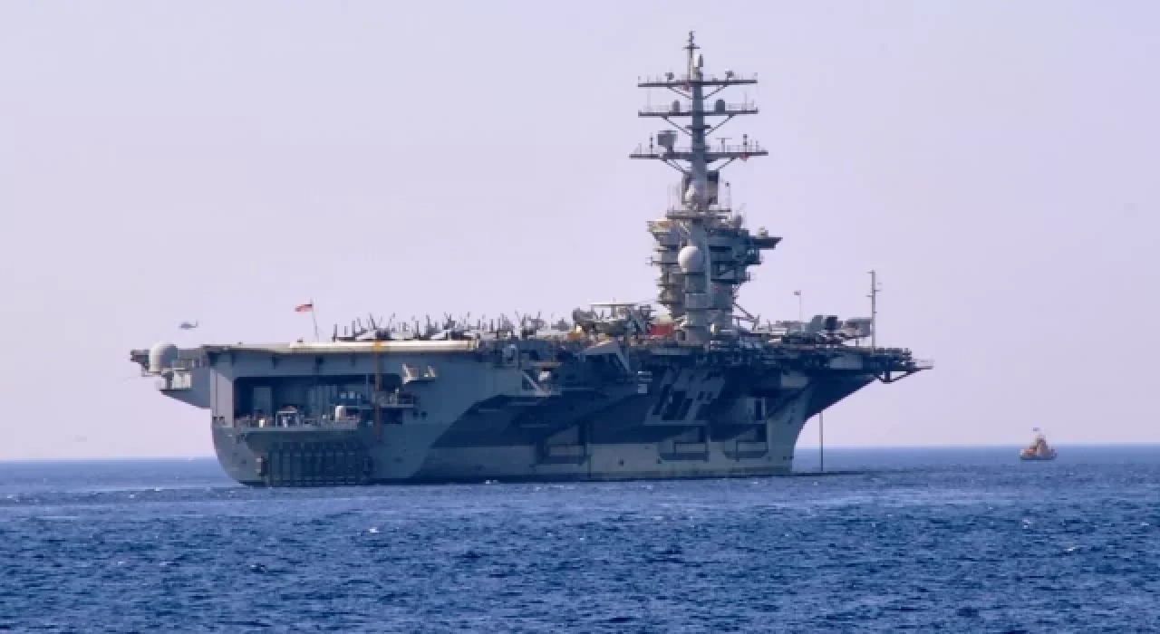 ABD Merkez Kuvvetler Komutanlığı, uçak gemisinin Basra Körfezi'ne girdiğini duyurdu