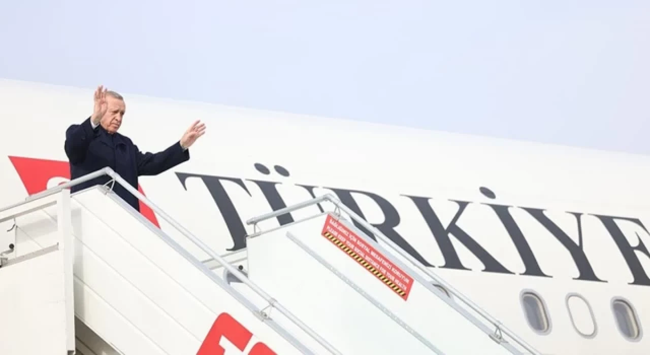 Cumhurbaşkanı Erdoğan Cezayir'e gitti