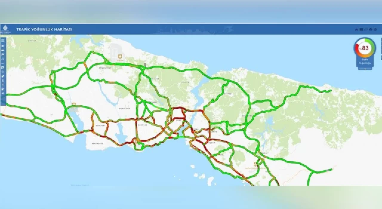 İstanbul’da yağmur başladı, trafik kilit!