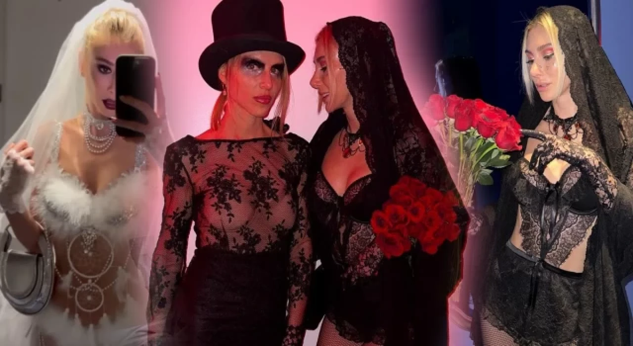 Şeyma Subaşı Cadılar Bayramı'nda gelin oldu