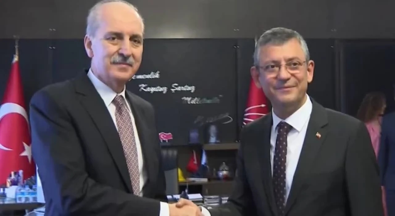 TBMM Başkanı Kurtulmuş'tan CHP Genel Başkanı Özel'e ziyaret