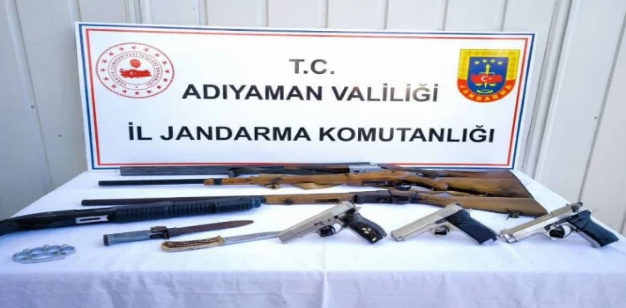 Adıyaman’da jandarma devriyesinde 2 gözaltı