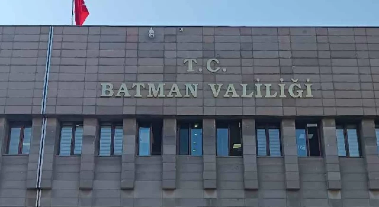 Batman Valiliği'nden 20 Aralık için "yüksek patlama sesi" uyarısı