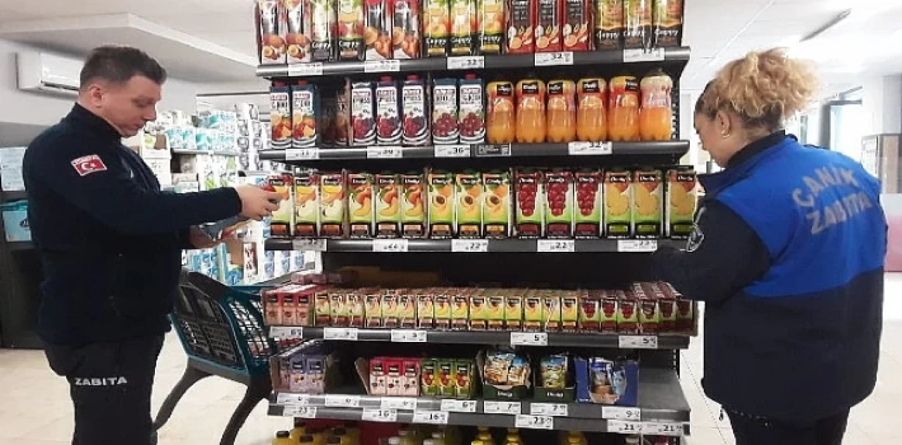 Canik’te Marketlere Sıkı Denetim