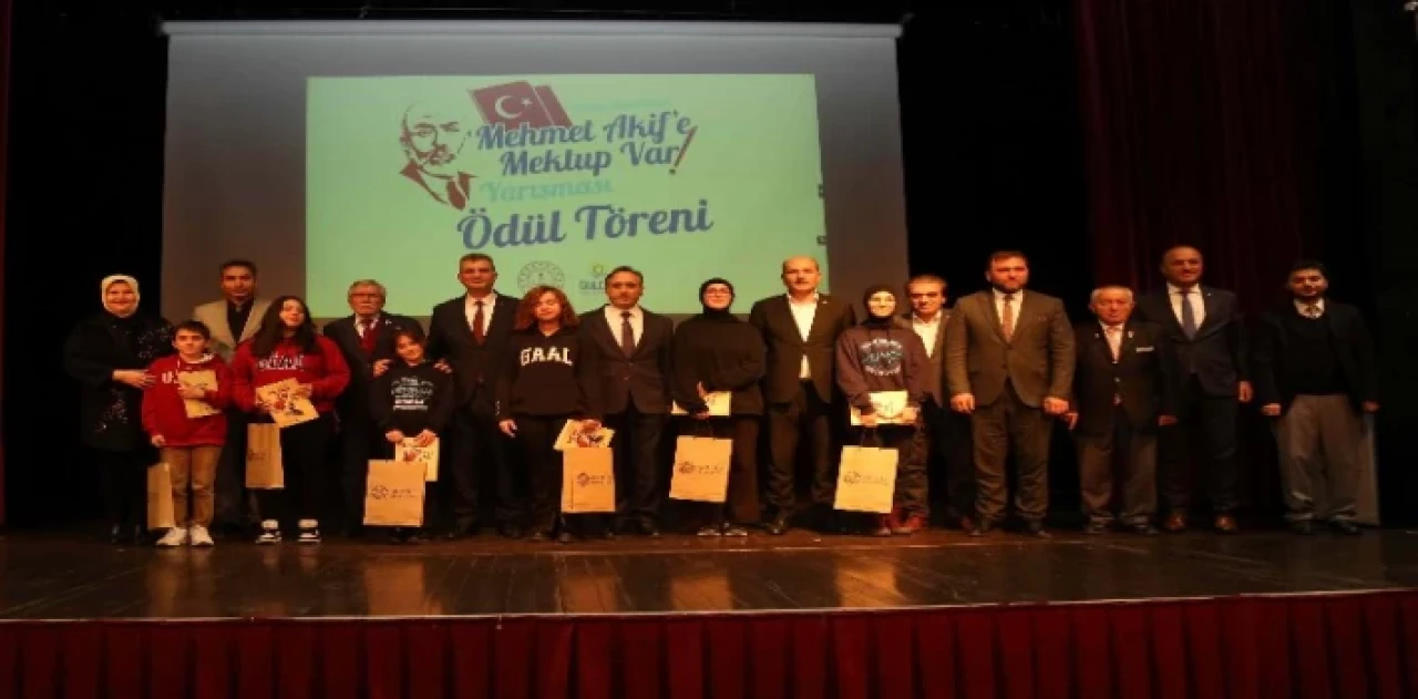 Gölcük’te öğrencilerden Akif’e mektup