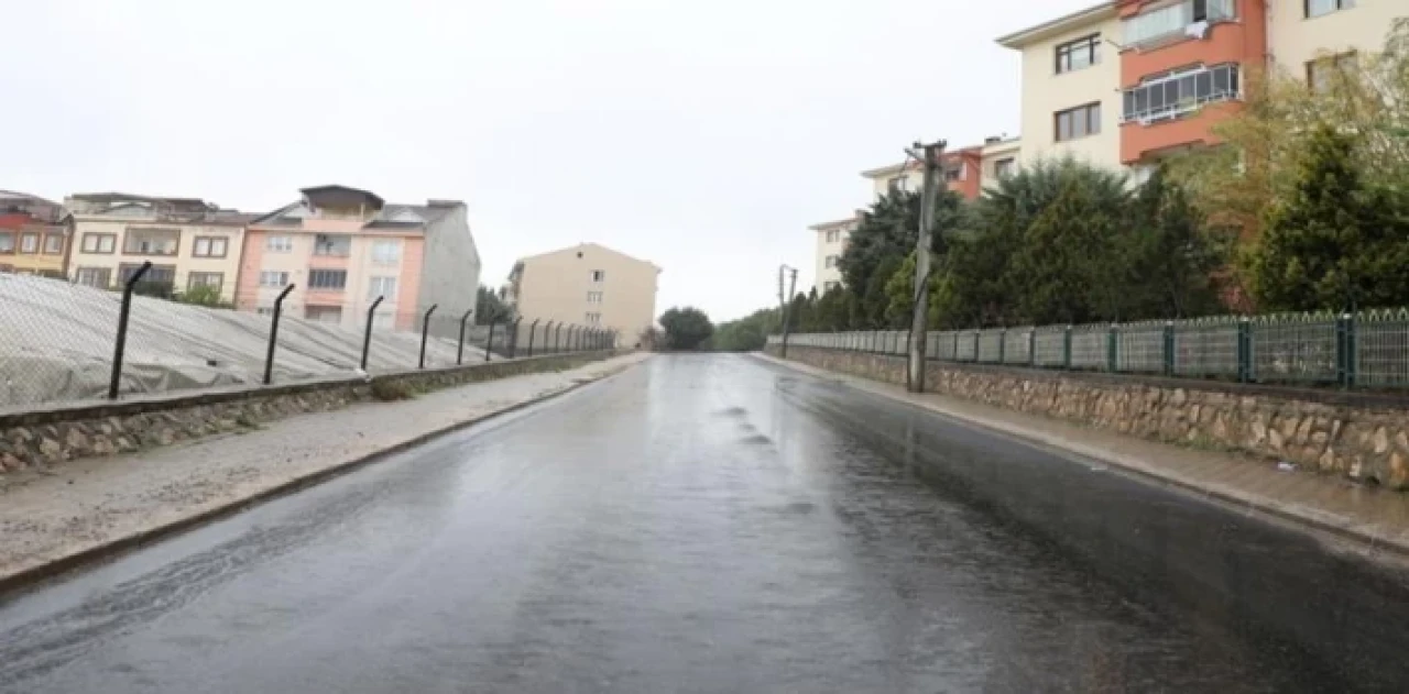 İnegöl Alanyurt’ta asfalt çalışmaları başladı