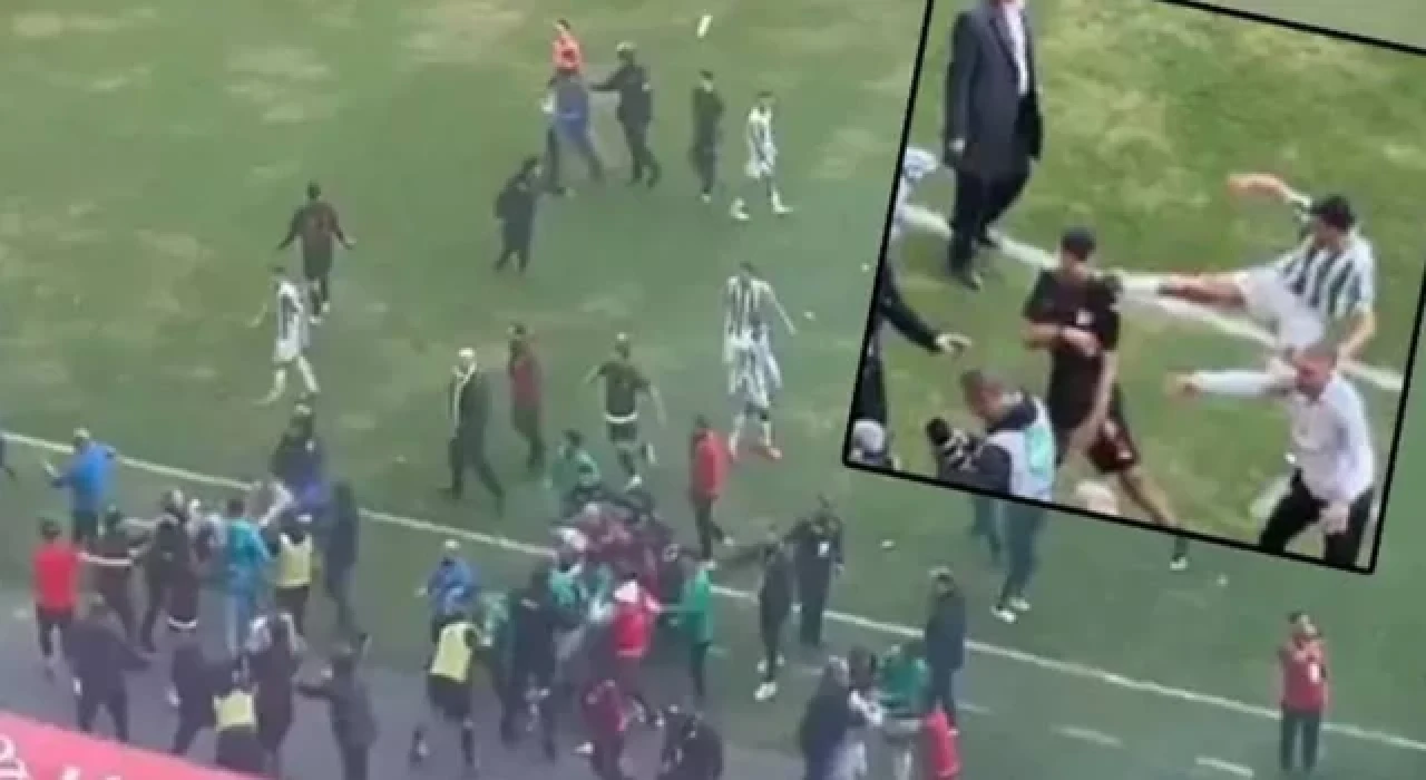 PFDK uçan tekme atan futbolcuya 6, tekmeyi yiyene 5 maç ceza verdi!