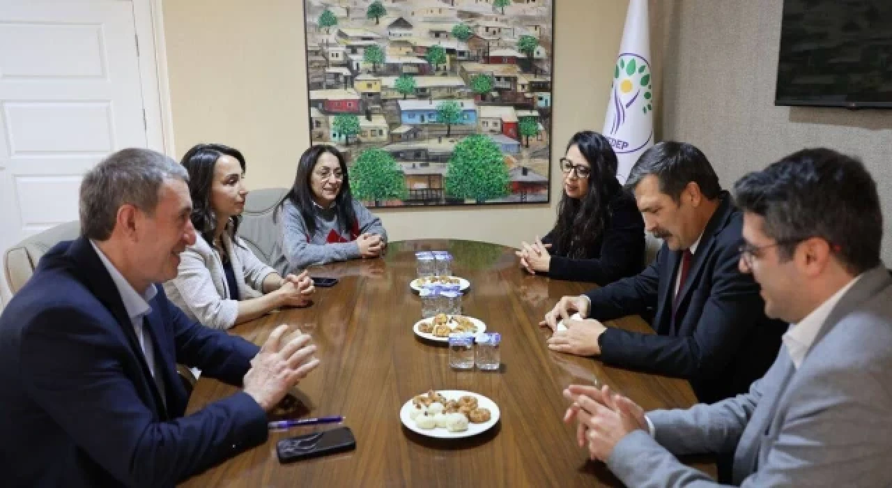 TİP'ten DEM Parti'ye ziyaret