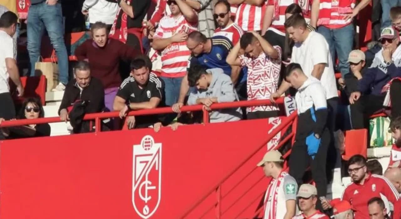 Tribünde taraftar ölünce, La Liga'daki maç ertelendi