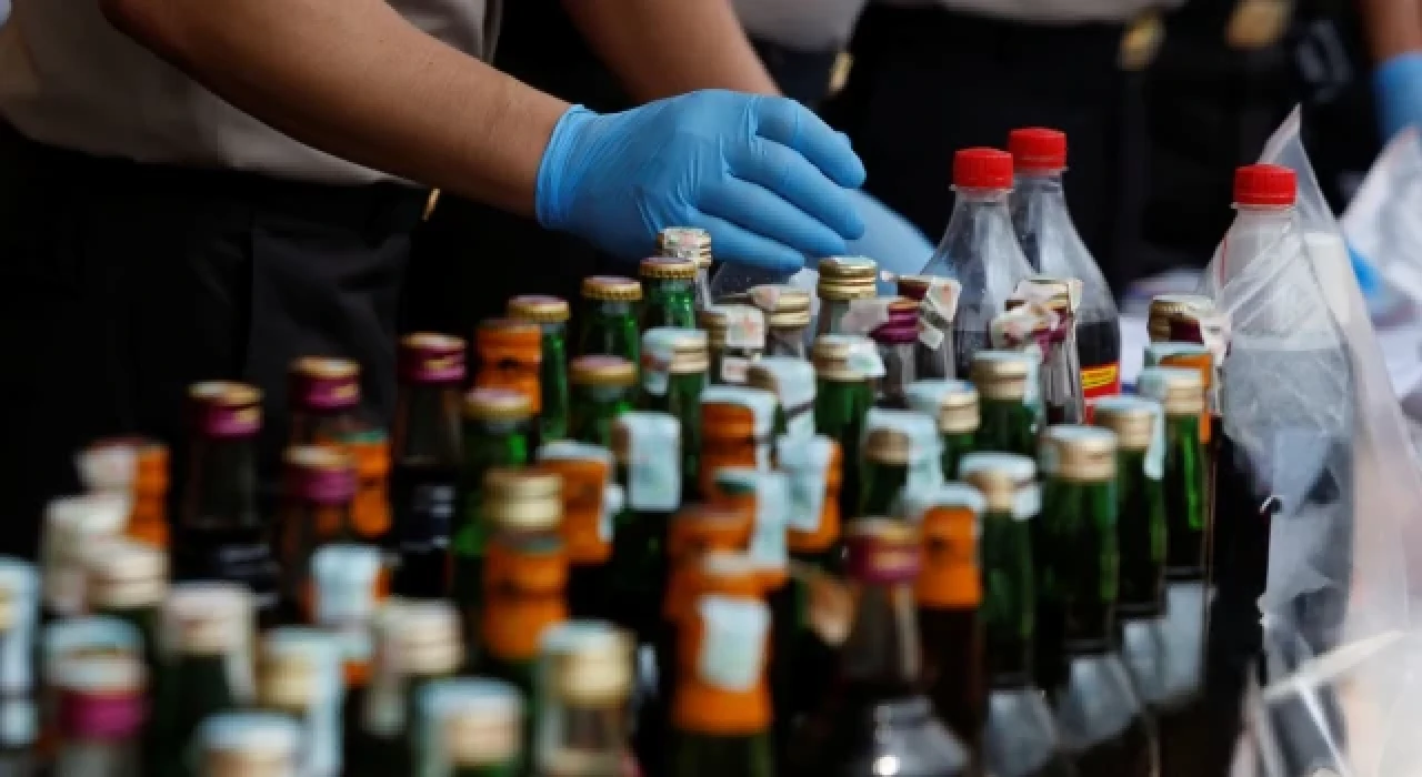 Yurt genelinde 'ÇENGEL-5' operasyonu: 187 ton sahte ve kaçak alkole el konuldu