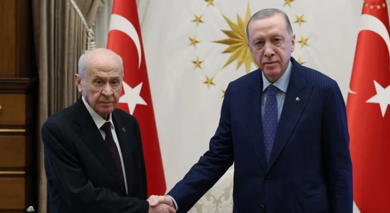 Cumhurbaşkanı Erdoğan, Bahçeli'yi kabul etti