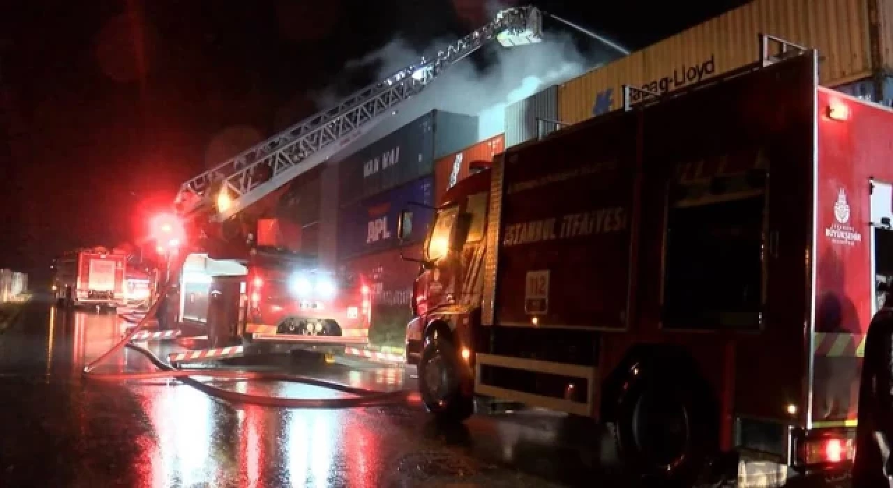 İstanbul'da film platosunda yangın