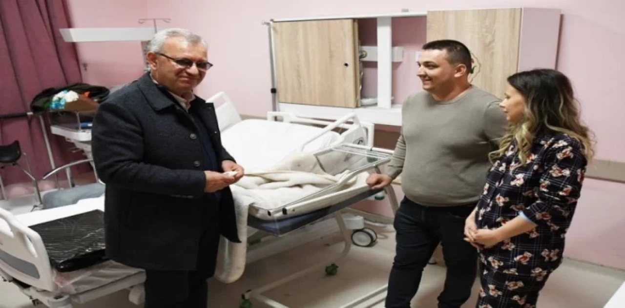 Keşan’da yılın ilk bebeğine ziyaret