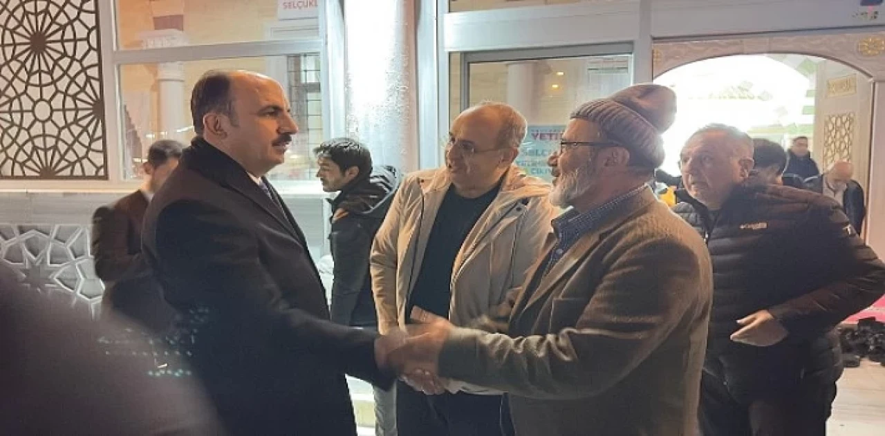 Başkan Altay Berat Kandili’nde Konyalılarla Buluştu