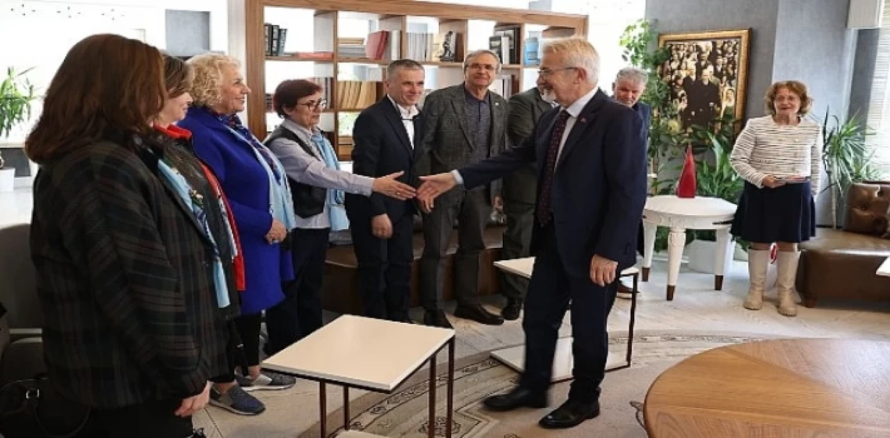 Başkan Erdem’e teşekkür ziyareti