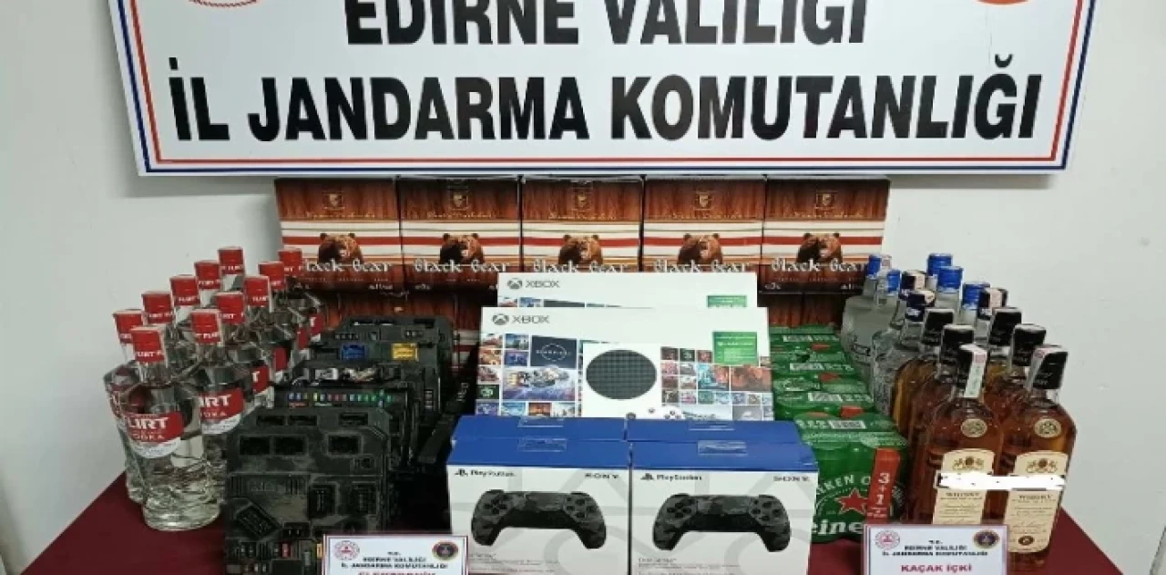 Edirne’de kaçakçılara darbe