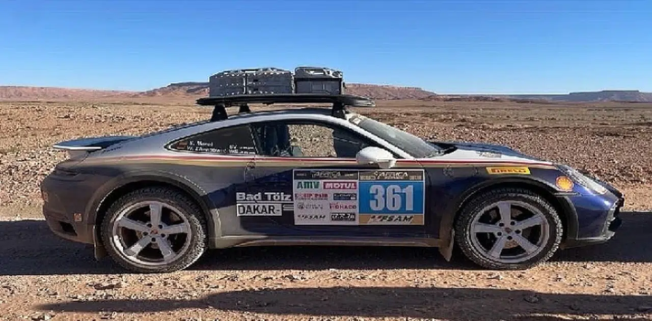 Pirelli Scorpion All Terrain Plus için çöl testi: Porsche 911 Dakar,  Almanya-Senegal Parkurunu tek lastik setiyle tamamladı