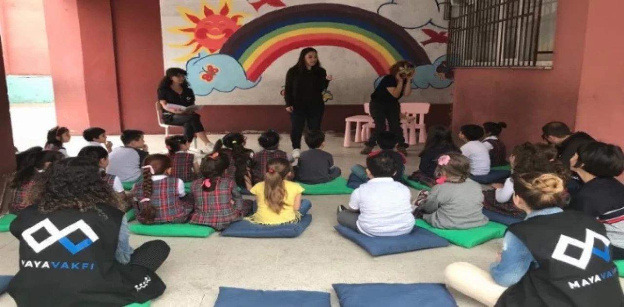 Afet bölgesindeki eğitimin  ’Maya’sı oldular