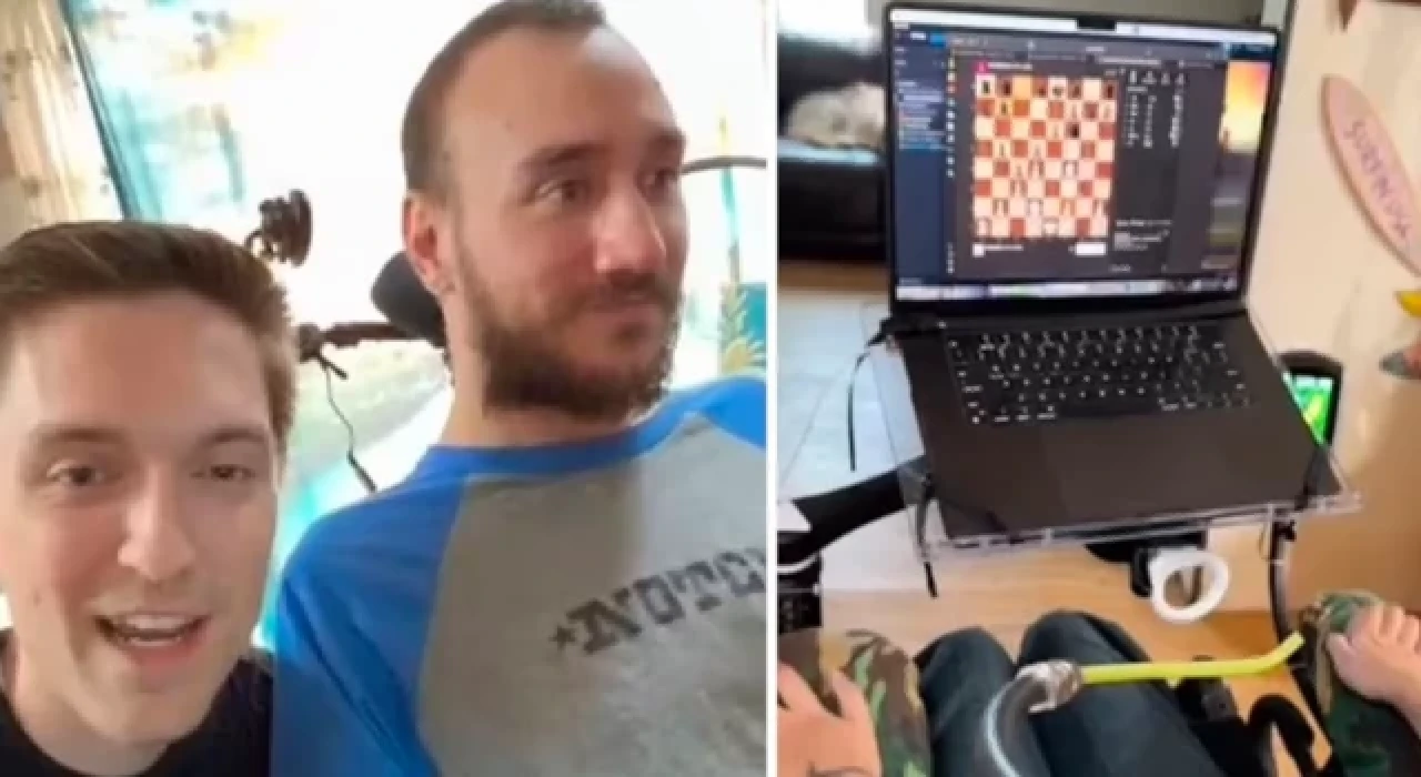 Beyin çipi takılan hasta düşünce gücüyle satranç oynadı