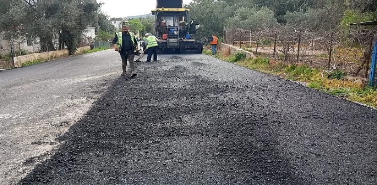 Bodrum’da Sıcak Asfalt Çalışmaları